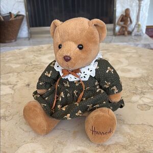 Harrods Collectible Girl Bear - As New